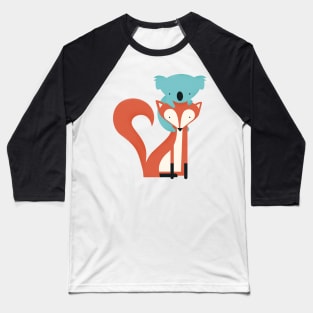 Fox and Koala Baseball T-Shirt